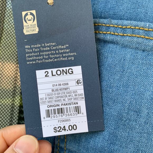 Women/Teens Skinny High-Rise Skinny Jeans Size 2 Long- Universal Thread NWT - Picture 2 of 7